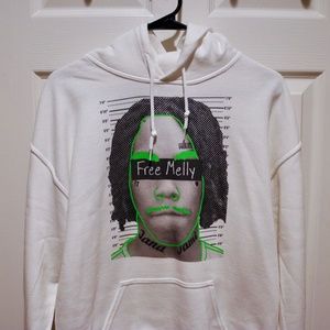 YNW Apparel - Free Melly White Hoodie Men's Size M